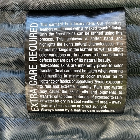 Andrew Marc New York Genuine Leather Moto Cafe Racer Jacket - Picture 11 of 12